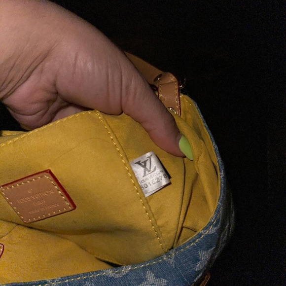 LV Denim Shoulder Bag - Picture 1 of 7